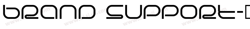 Brand support字体转换